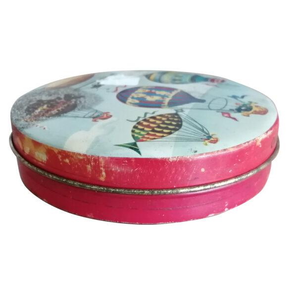 CAJITA METÁLICA CILINDRICA DE COLECCIÓN